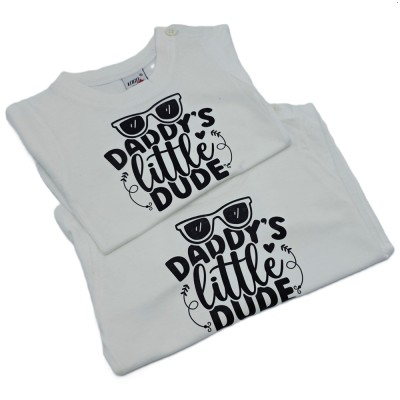 T-shirt wit daddy T-shirt wit daddy