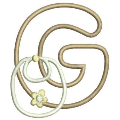 Borduurpatroon letter G