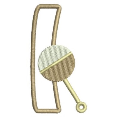 Borduurpatroon letter I