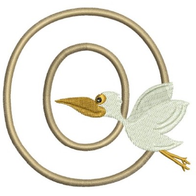 Borduurpatroon letter O