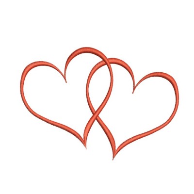 Borduurpatroon hartjes 2