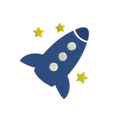 Borduurpatroon Raket 1