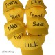 Cap kind geel