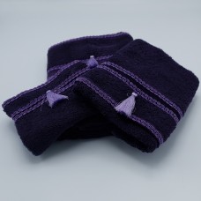 Handdoek donker paars setje