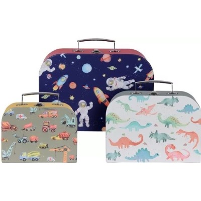 Koffer klein/ middel/ groot stoere jongen