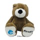 Knuffel voet beer bruin