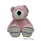 Knuffel voet beer roze Knuffel voet beer roze