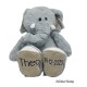 Knuffel voet olifant