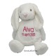Zippie knuffel konijn wit