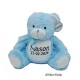 Zippie knuffel beer blauw
