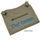 Schort luxe khaki bruin Schort luxe khaki bruin