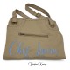 Schort luxe khaki bruin Schort luxe khaki bruin
