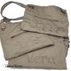 Schort luxe khaki bruin Schort luxe khaki bruin