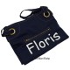 Schort luxe navy camel