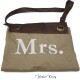 Schort luxe khaki imitatie leer bruin Schort luxe khaki imitatie leer bruin