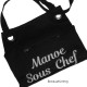 Schort luxe zwart houtskool